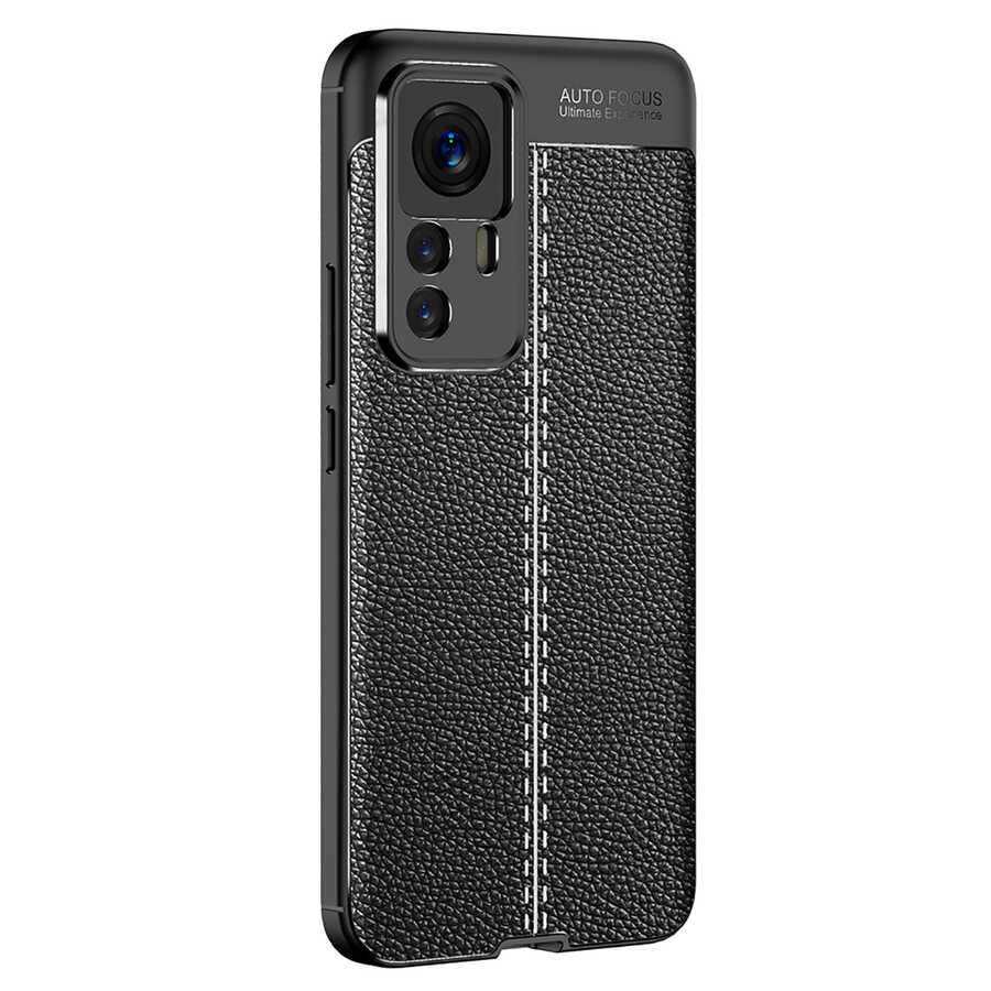 Xiaomi Mi 12T Kılıf NXXA Niss Silikon Kapak-Siyah