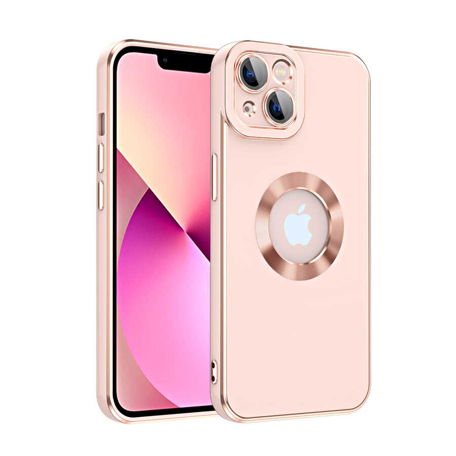 Apple iPhone 14 Plus Kılıf NXXA Kongo Kapak-Rose Gold
