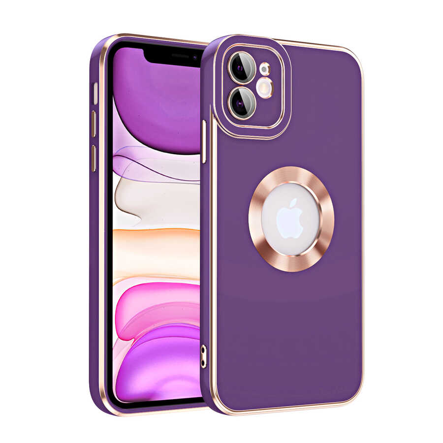 iPhone 12 Kılıf NXXA Kongo Kapak-Koyu Mor