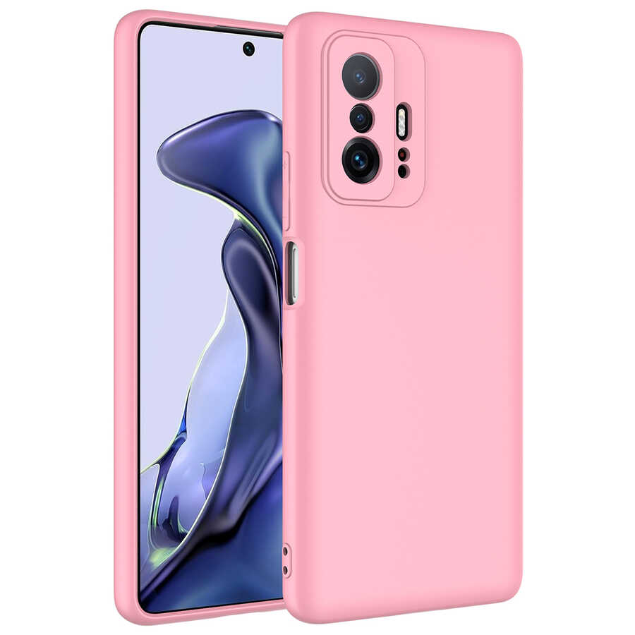 Xiaomi Mi 11T Pro 5G Kılıf NXXA Mara LaAAKan Kapak-Pembe Açık