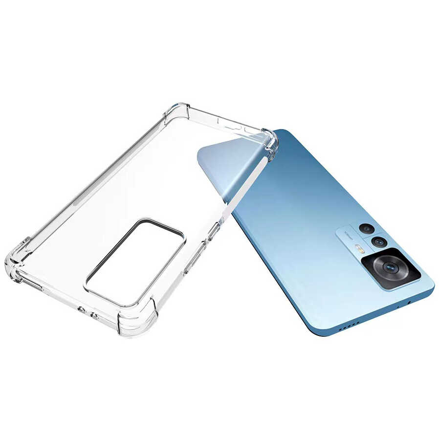 Xiaomi Mi 12T Kılıf NXXA Nitro Anti Shock Silikon-Renksiz