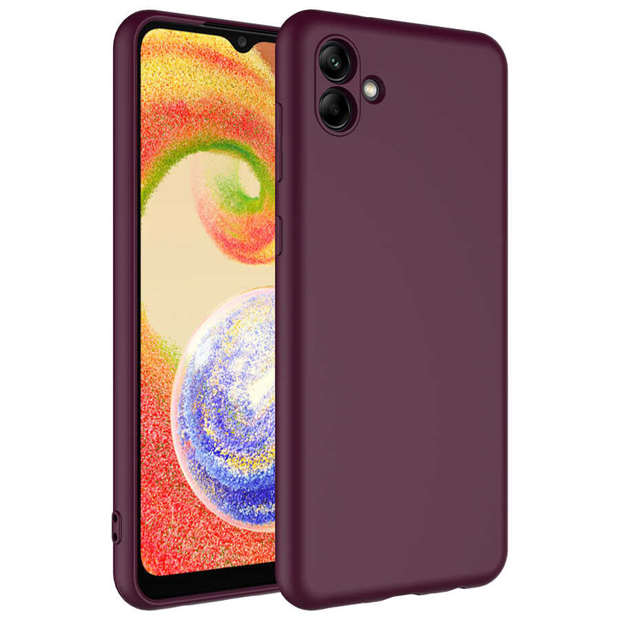 Galaxy A04 Kılıf NXXA Mara LaAAKan Kapak-Koyu Mor