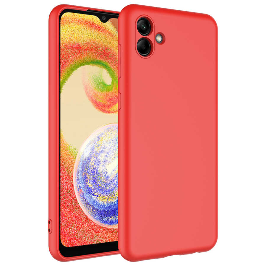 Galaxy A04 Kılıf NXXA Mara LaAAKan Kapak-Kırmızı