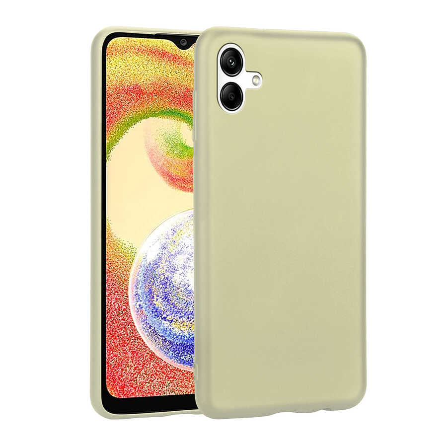Galaxy A04 Kılıf NXXA Premier Silikon Kapak-Gold