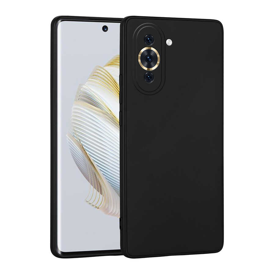 Huawei Nova 10 Kılıf NXXA Premier Silikon Kapak-Siyah