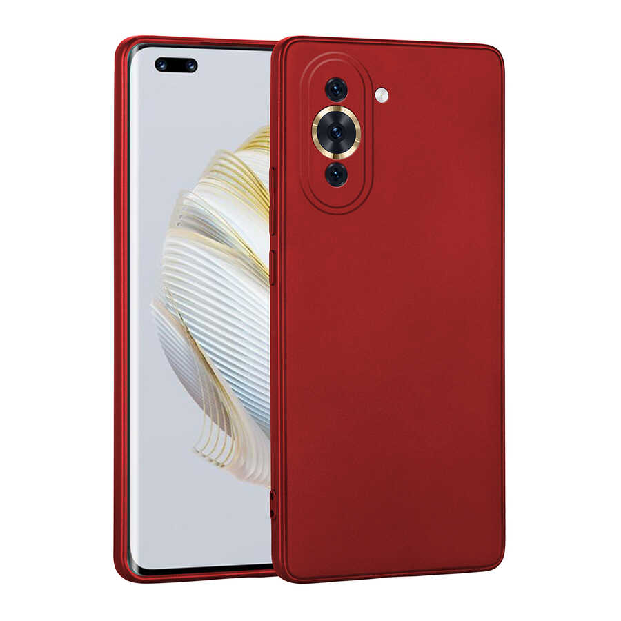 Huawei Nova 10 Pro Kılıf NXXA Premier Silikon Kapak-Kırmızı