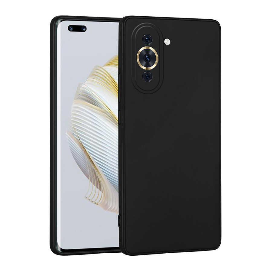 Huawei Nova 10 Pro Kılıf NXXA Premier Silikon Kapak-Siyah
