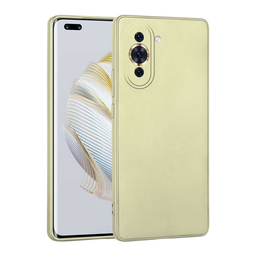 Huawei Nova 10 Pro Kılıf NXXA Premier Silikon Kapak-Gold