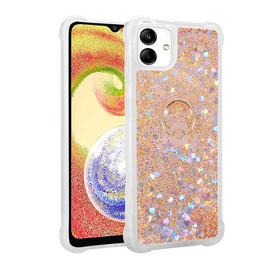 Galaxy A04 Kılıf NXXA Milce Kapak-Gold