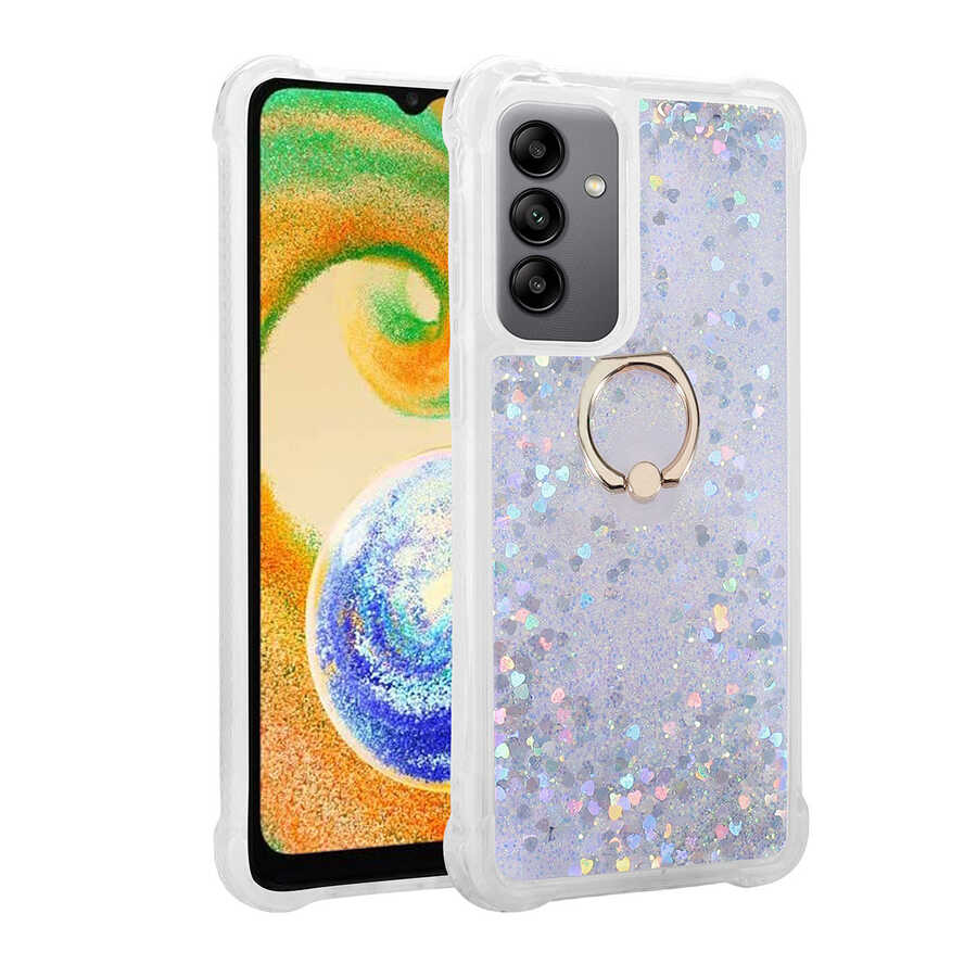 Galaxy A13 5G Kılıf NXXA Milce Kapak-Gümüş