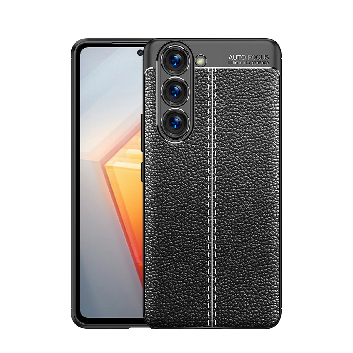 Galaxy S23 Kılıf NXXA Niss Silikon Kapak-Siyah
