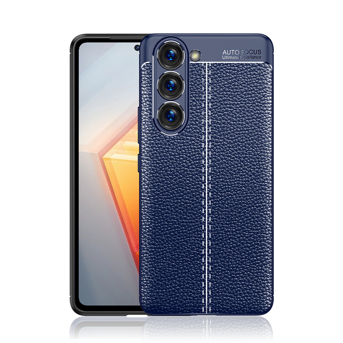Galaxy S23 Plus Kılıf NXXA Niss Silikon Kapak-Lacivert