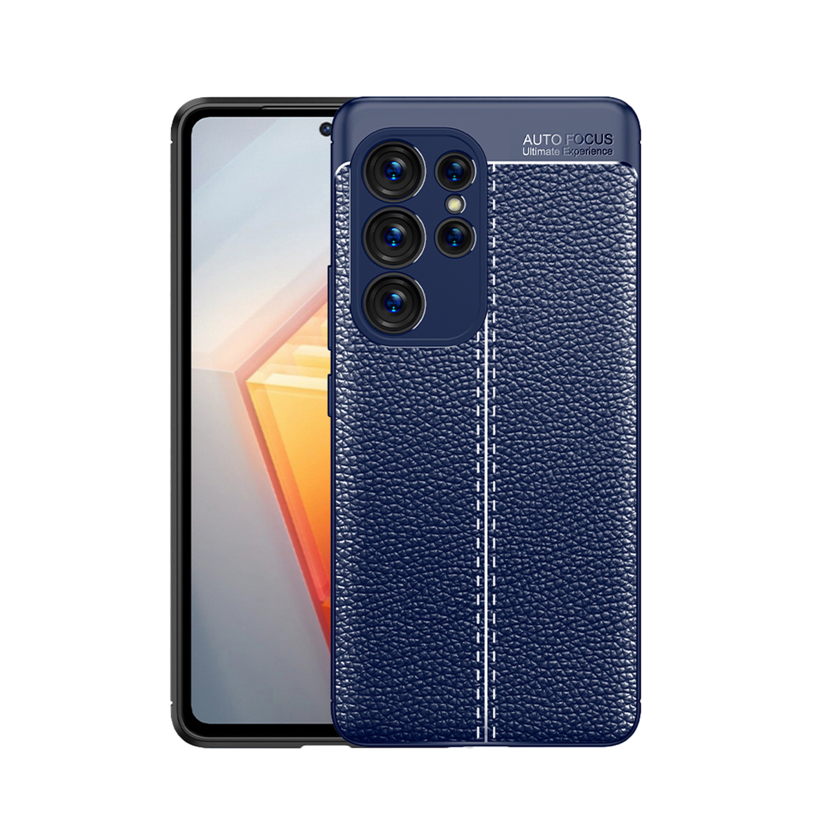 Galaxy S23 Ultra Kılıf NXXA Niss Silikon Kapak-Lacivert