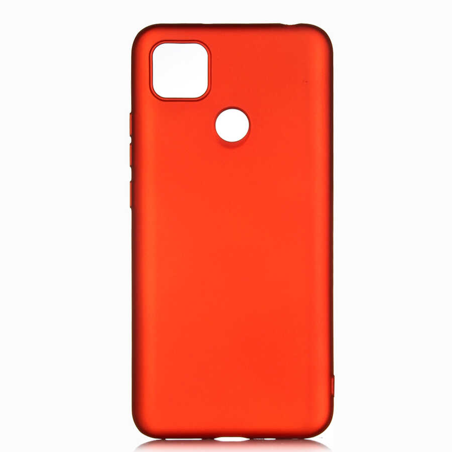 Xiaomi Redmi 10A Kılıf NXXA Premier Silikon Kapak-Kırmızı