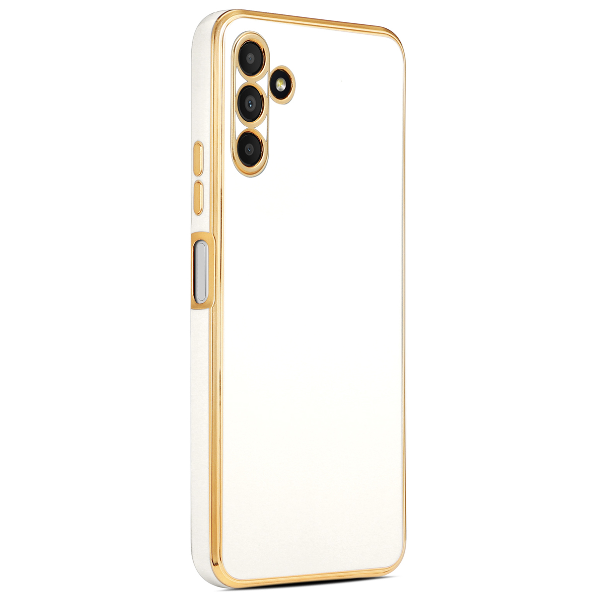 Galaxy A04S Kılıf NXXA Bark Kapak-Beyaz