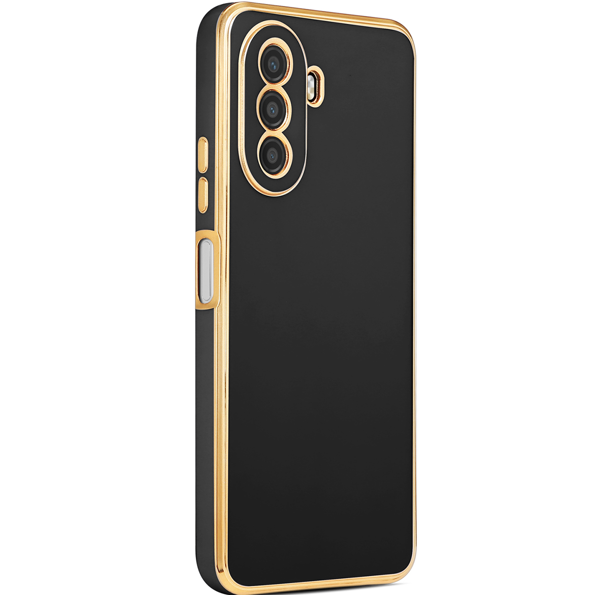 Huawei Nova Y70 Kılıf NXXA Bark Kapak-Siyah