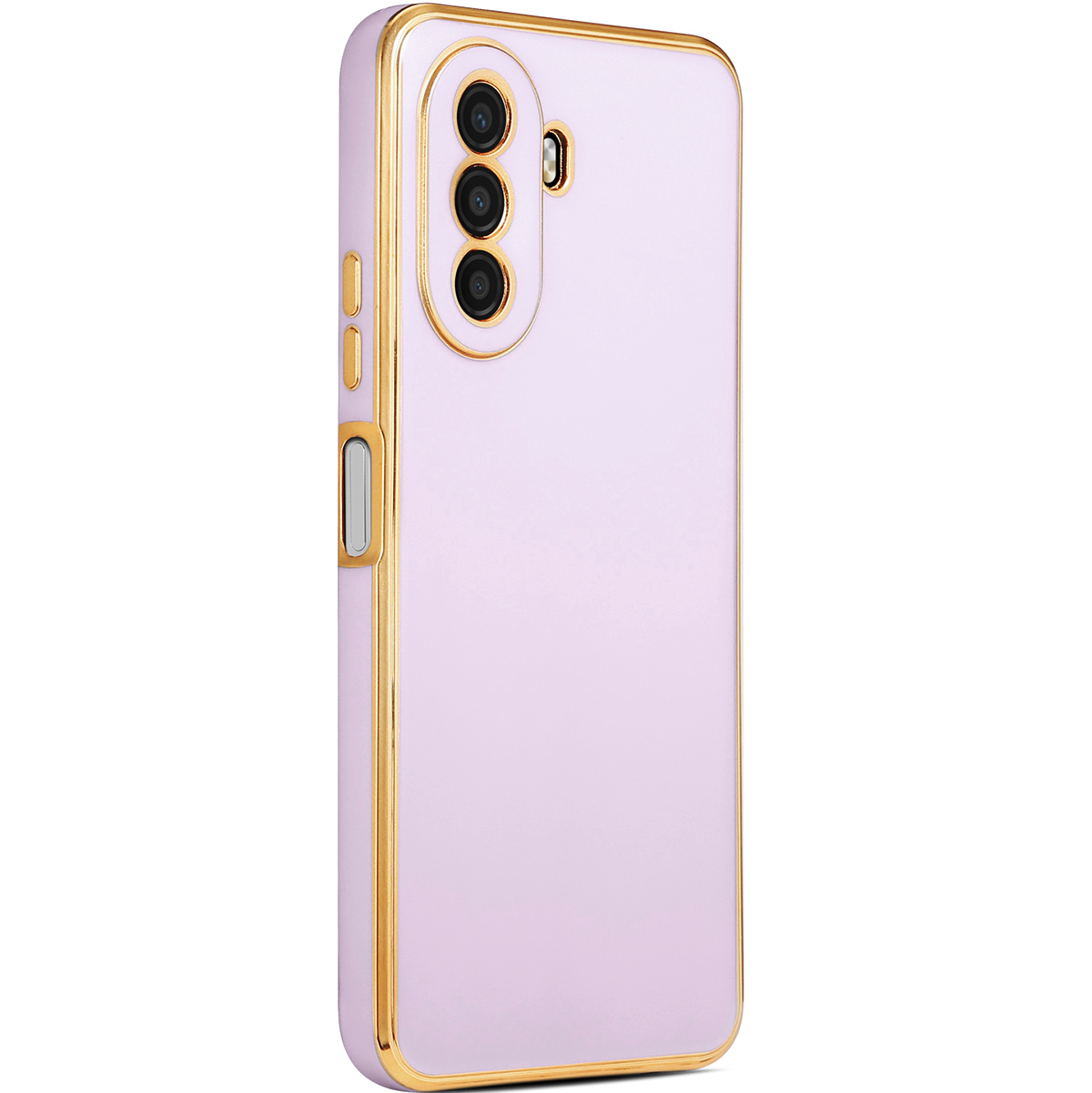 Huawei Nova Y70 Kılıf NXXA Bark Kapak-Lila