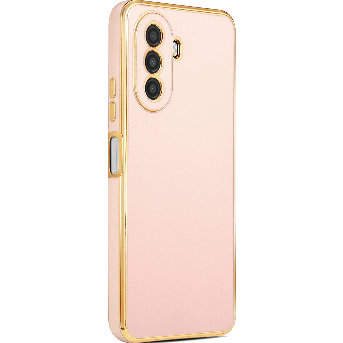 Huawei Nova Y70 Kılıf NXXA Bark Kapak-Rose Gold
