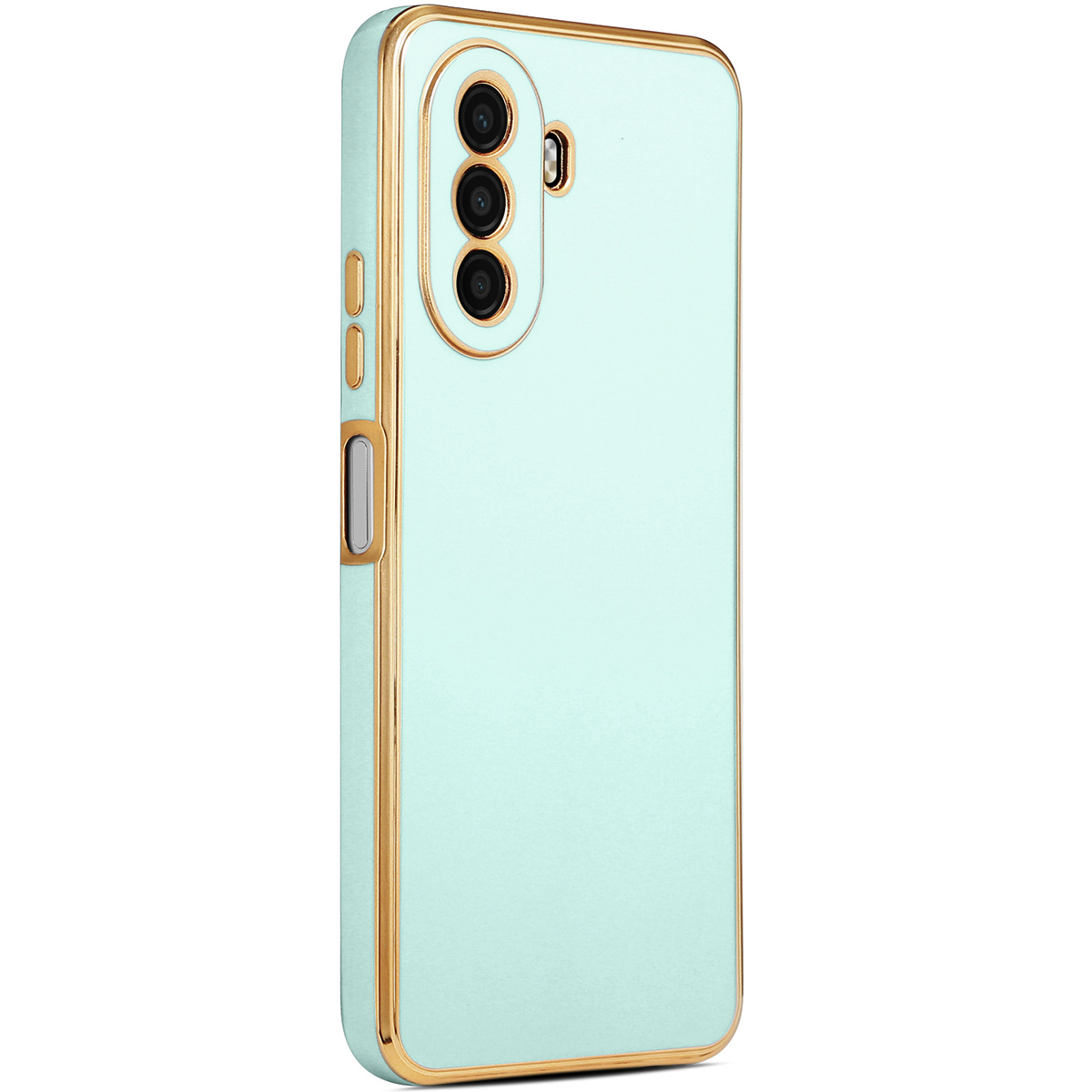 Huawei Nova Y70 Kılıf NXXA Bark Kapak-Mavi Açık