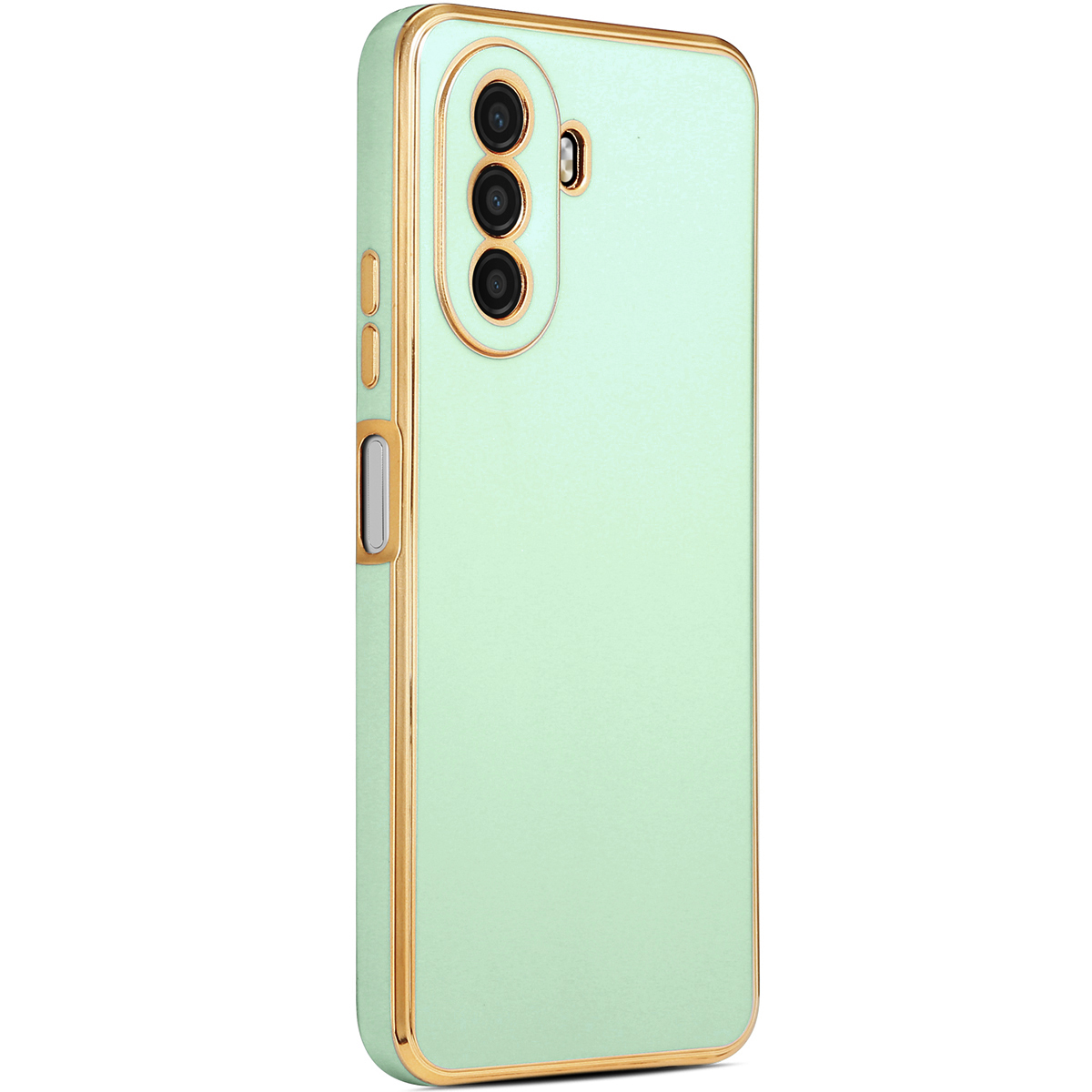 Huawei Nova Y70 Kılıf NXXA Bark Kapak-Açık Yeşil