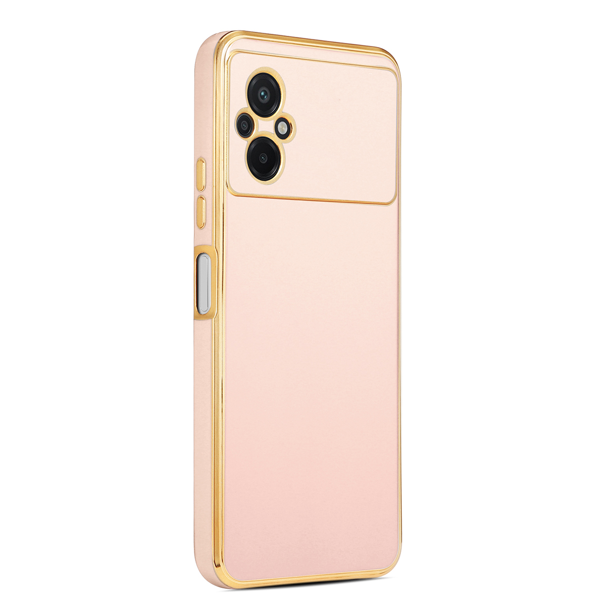 Xiaomi Poco M5 Kılıf NXXA Bark Kapak-Rose Gold
