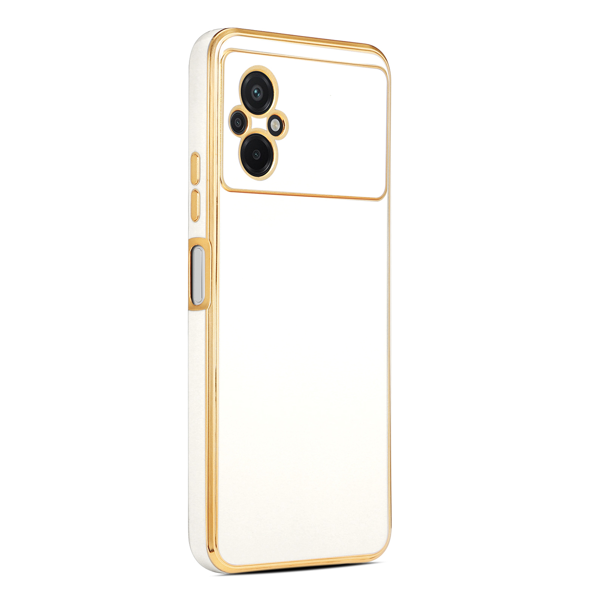 Xiaomi Poco M5 Kılıf NXXA Bark Kapak-Beyaz