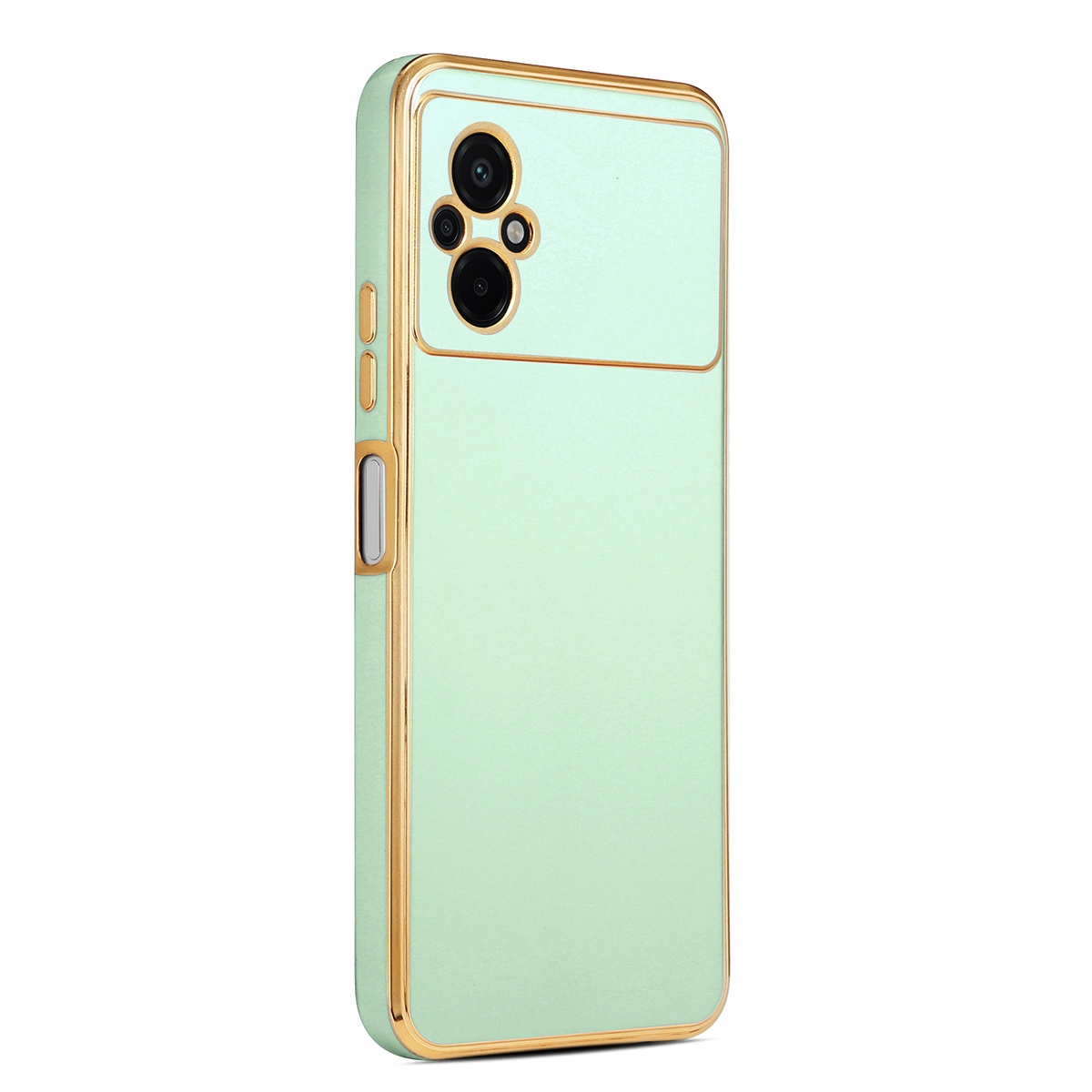 Xiaomi Poco M5 Kılıf NXXA Bark Kapak-Açık Yeşil