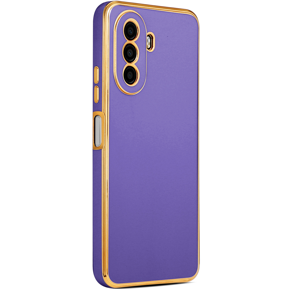 Huawei Nova Y70 Kılıf NXXA Bark Kapak-Derin Mor