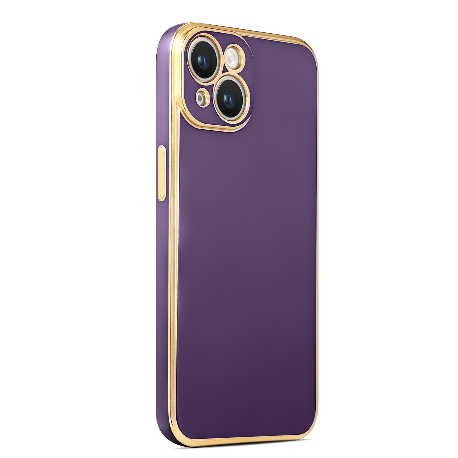 iPhone 14 Uyumlu NXXA Bark Kapak-Derin Mor
