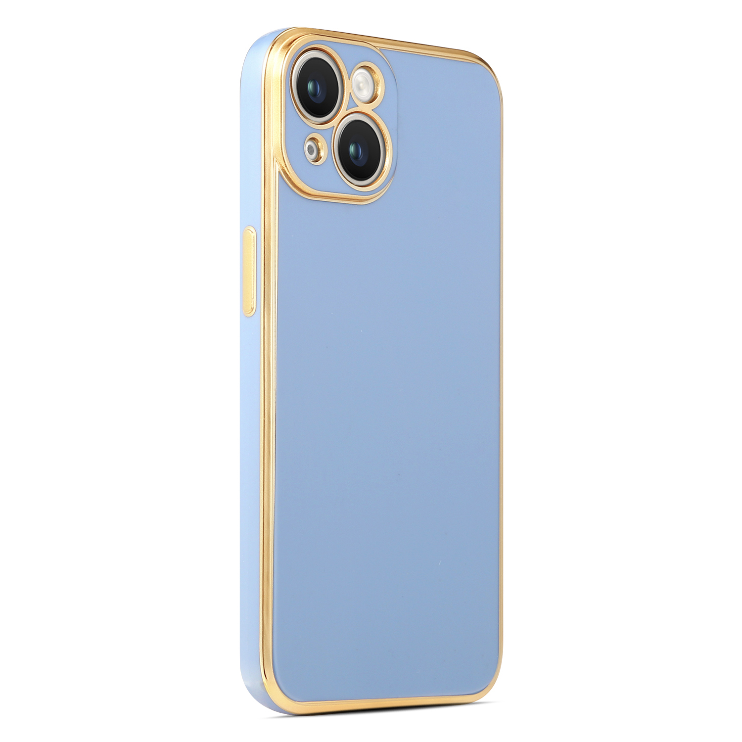 iPhone 14 Plus Uyumlu NXXA Bark Kapak-Mavi