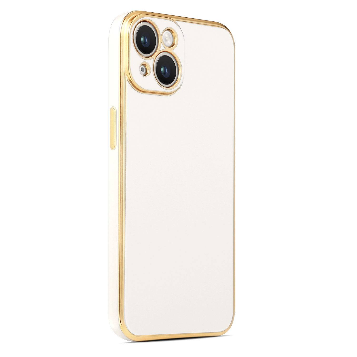 iPhone 14 Plus Uyumlu NXXA Bark Kapak-Beyaz