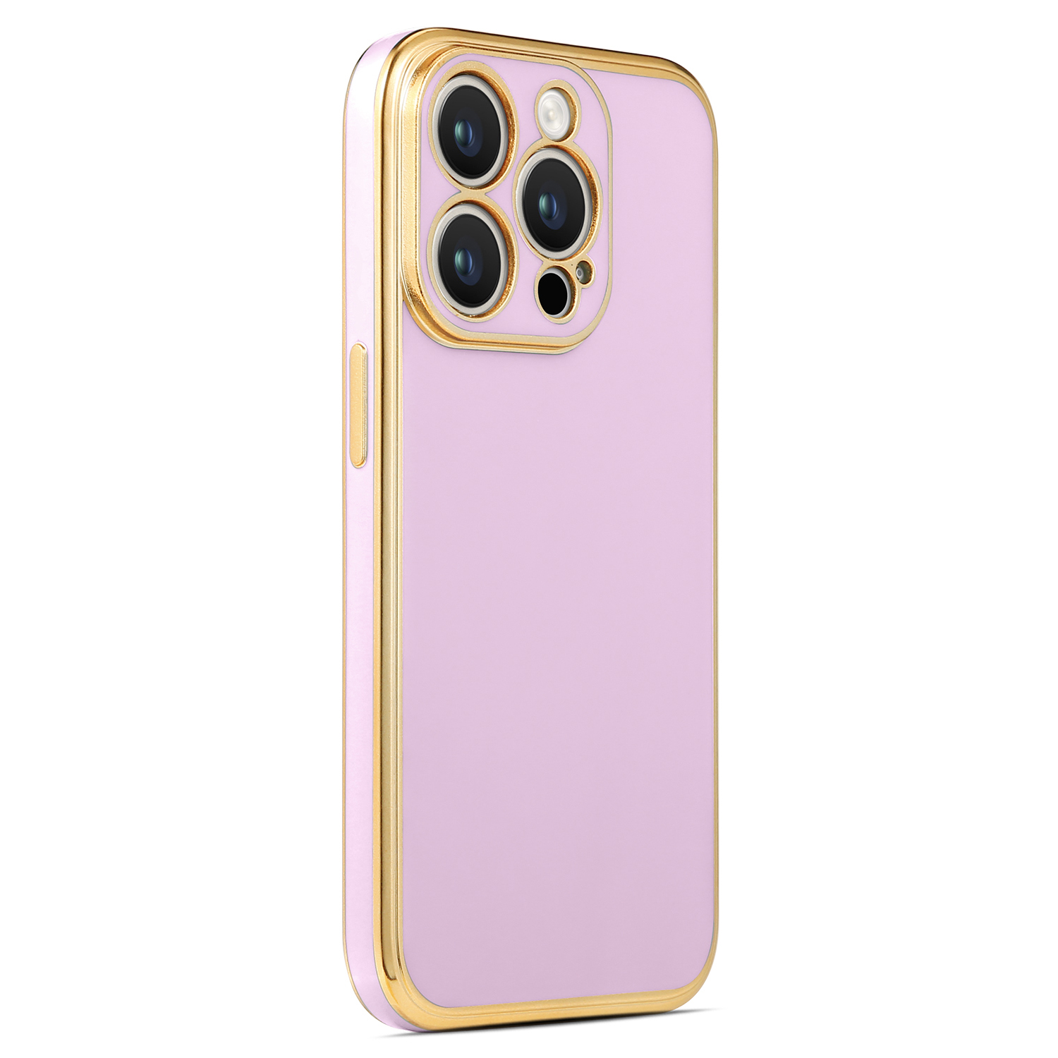iPhone 14 Pro Uyumlu NXXA Bark Kapak-Lila
