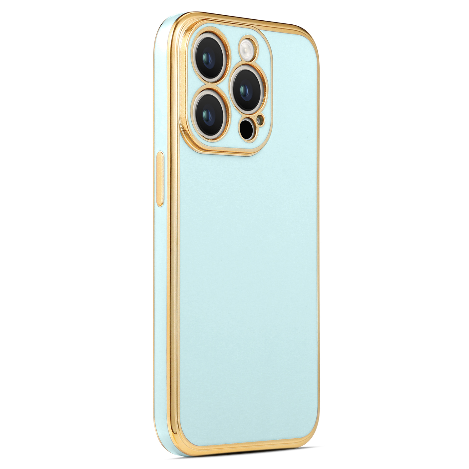 iPhone 14 Pro Uyumlu NXXA Bark Kapak-Mavi Açık