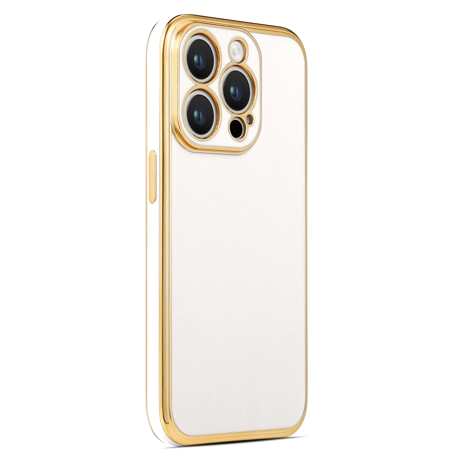 iPhone 14 Pro Max Uyumlu NXXA Bark Kapak-Beyaz
