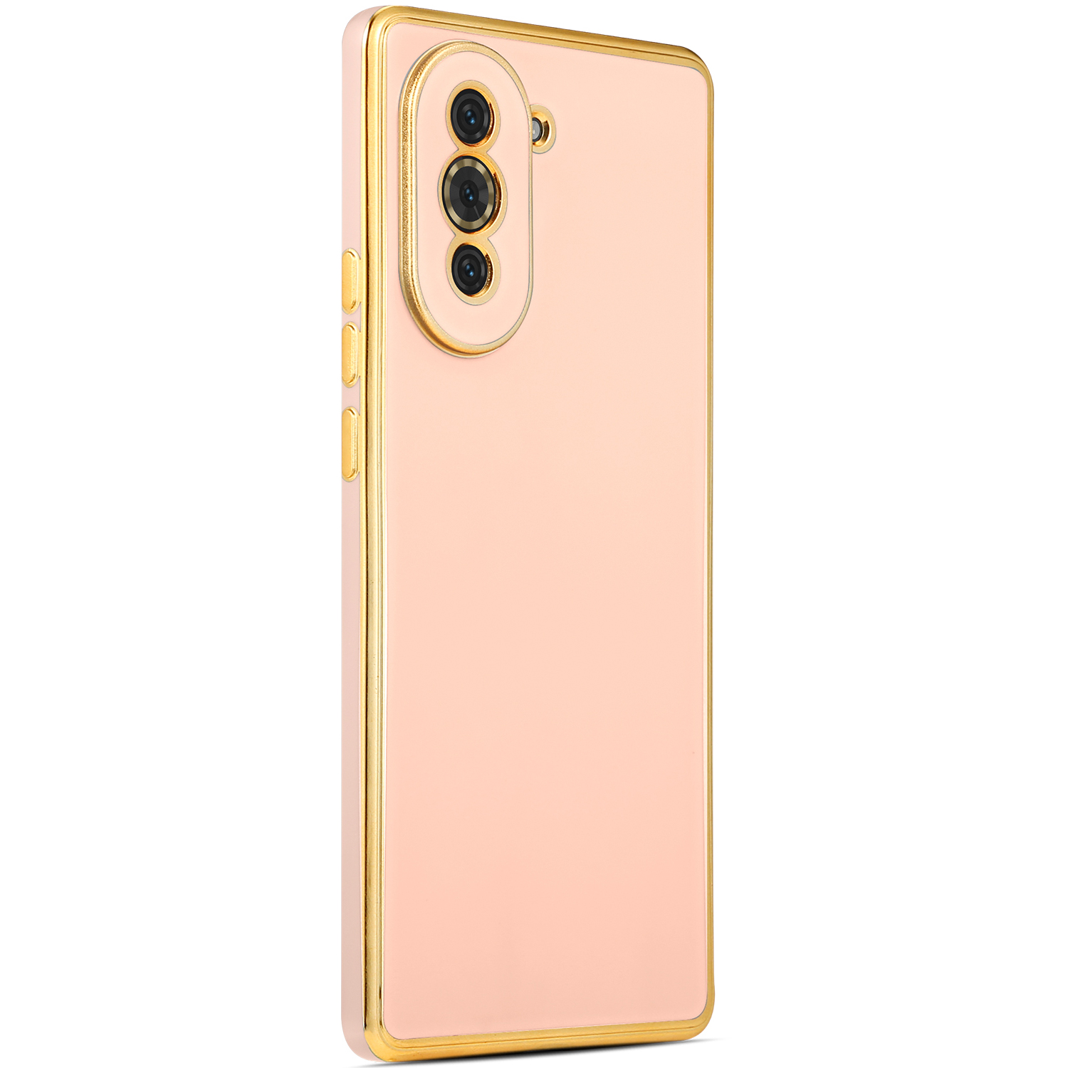 Huawei Nova 10 Pro Kılıf NXXA Bark Kapak-Rose Gold
