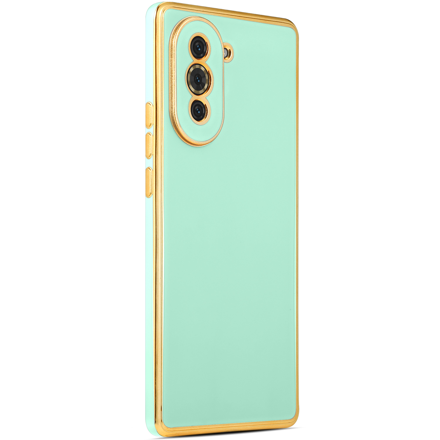 Huawei Nova 10 Pro Kılıf NXXA Bark Kapak-Açık Yeşil