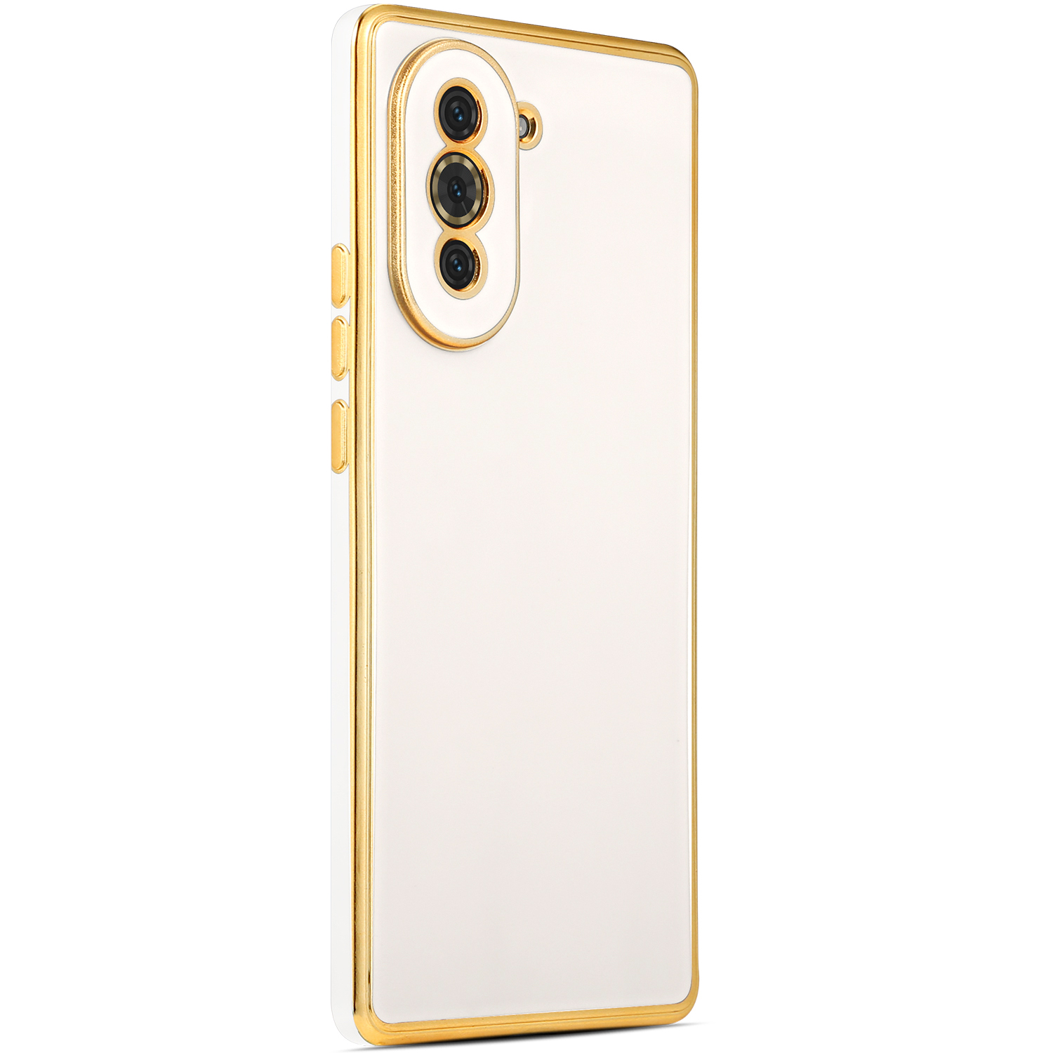 Huawei Nova 10 Kılıf NXXA Bark Kapak-Beyaz