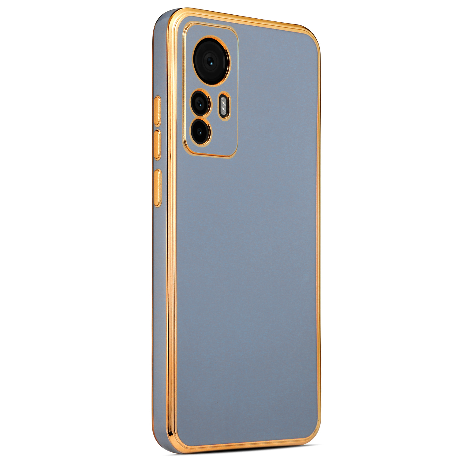 Xiaomi Mi 12T Kılıf NXXA Bark Kapak-Mavi