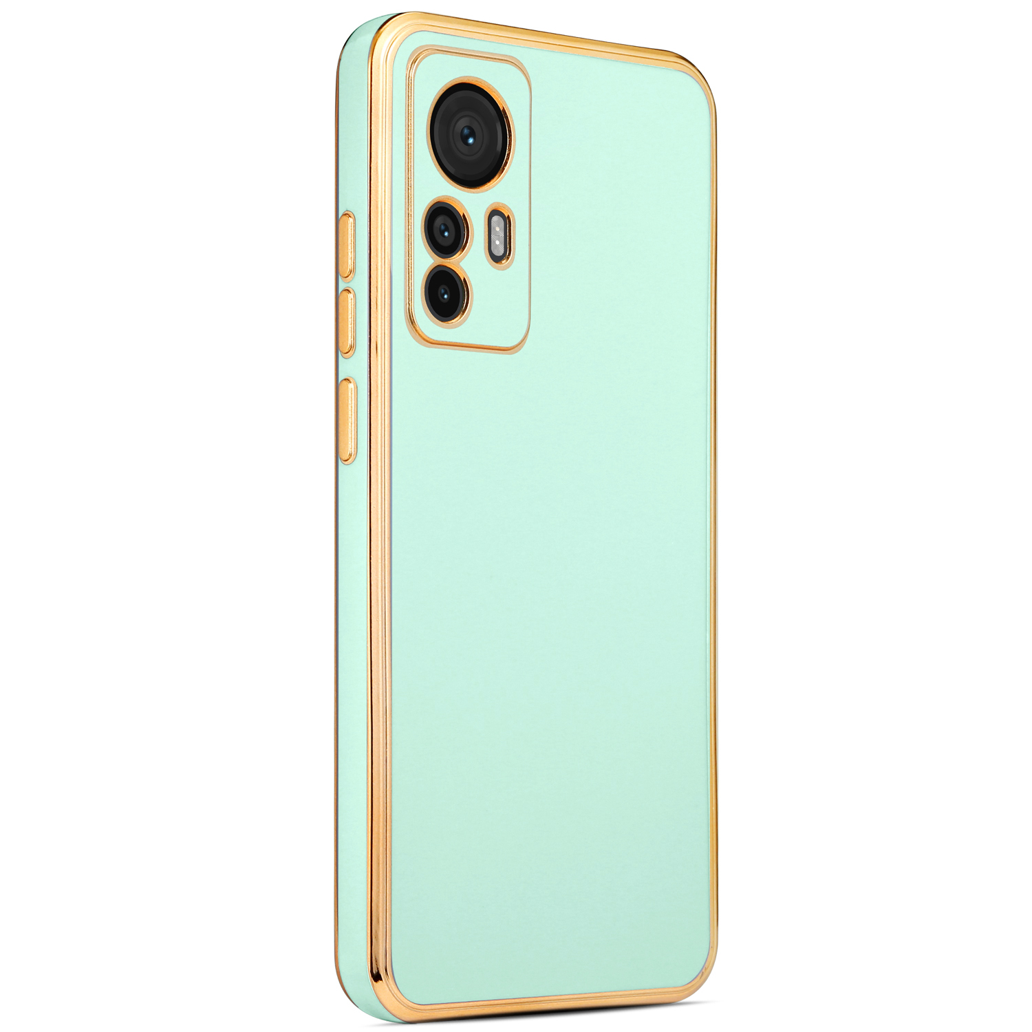 Xiaomi Mi 12T Pro Kılıf NXXA Bark Kapak-Açık Yeşil