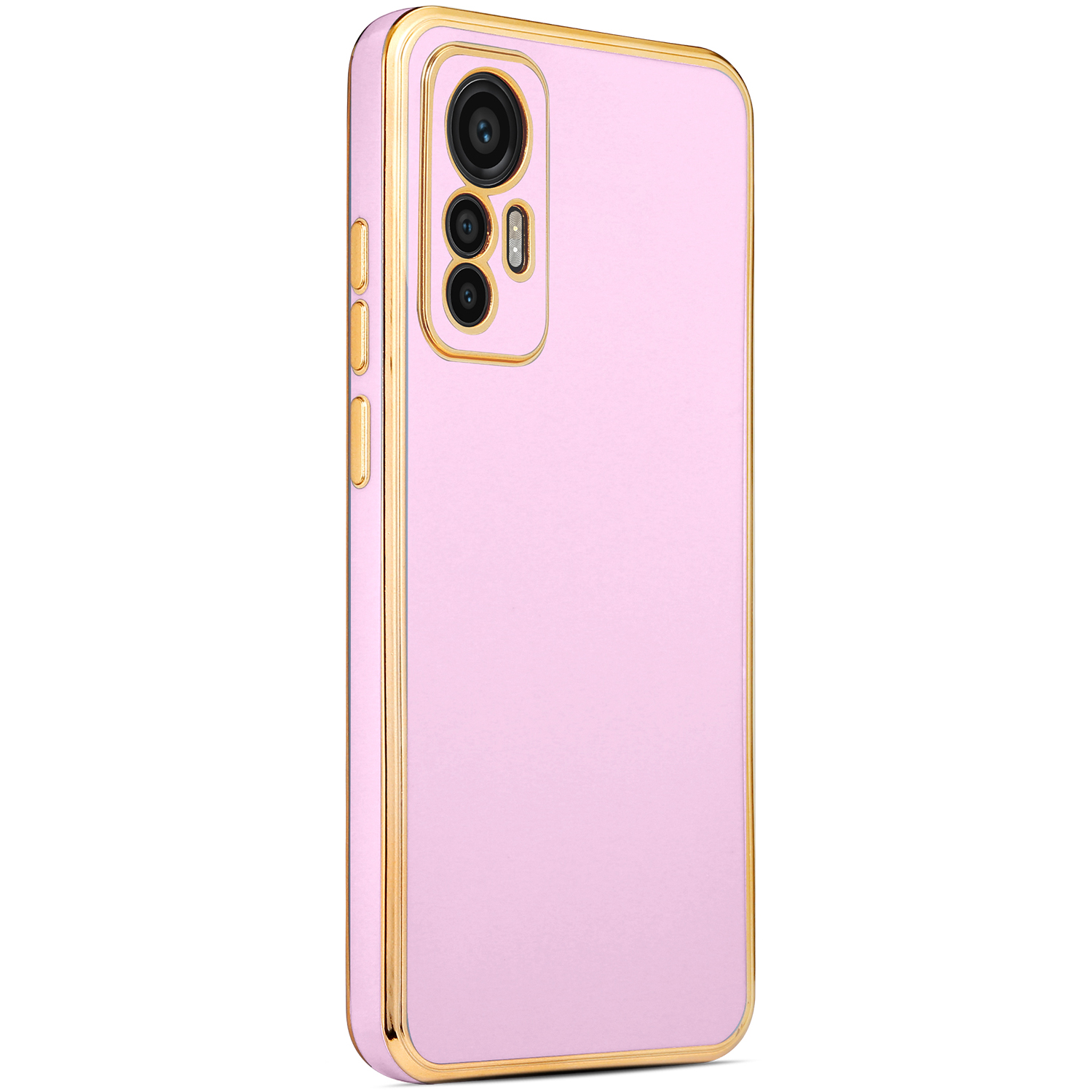 Xiaomi Xiaomi 12 Lite Kılıf NXXA Bark Kapak-Lila