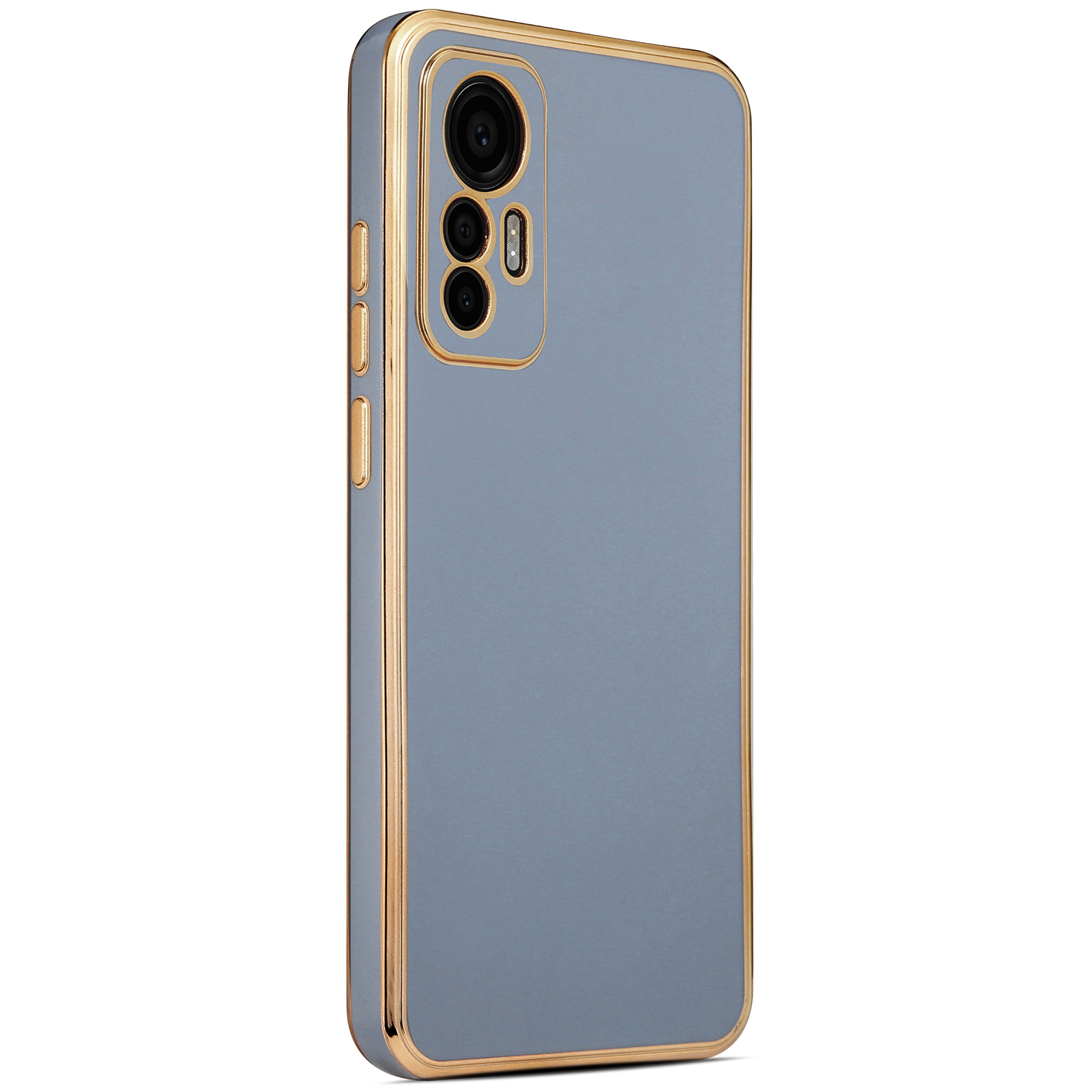 Xiaomi Xiaomi 12 Lite Kılıf NXXA Bark Kapak-Mavi