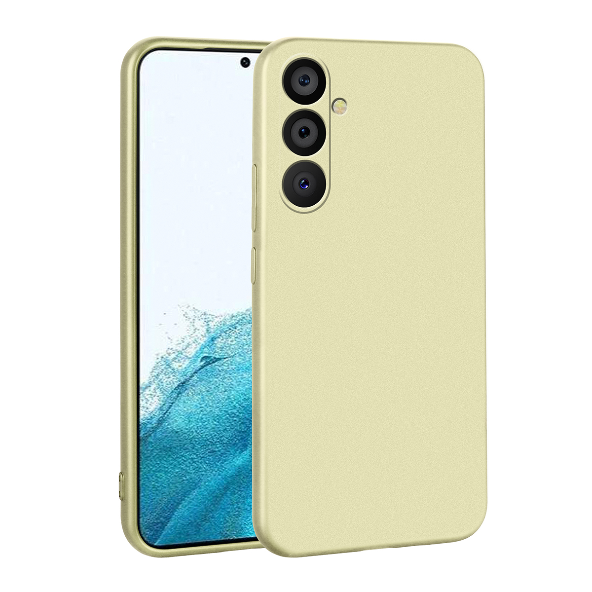 Galaxy A54 Kılıf NXXA Premier Silikon Kapak-Gold