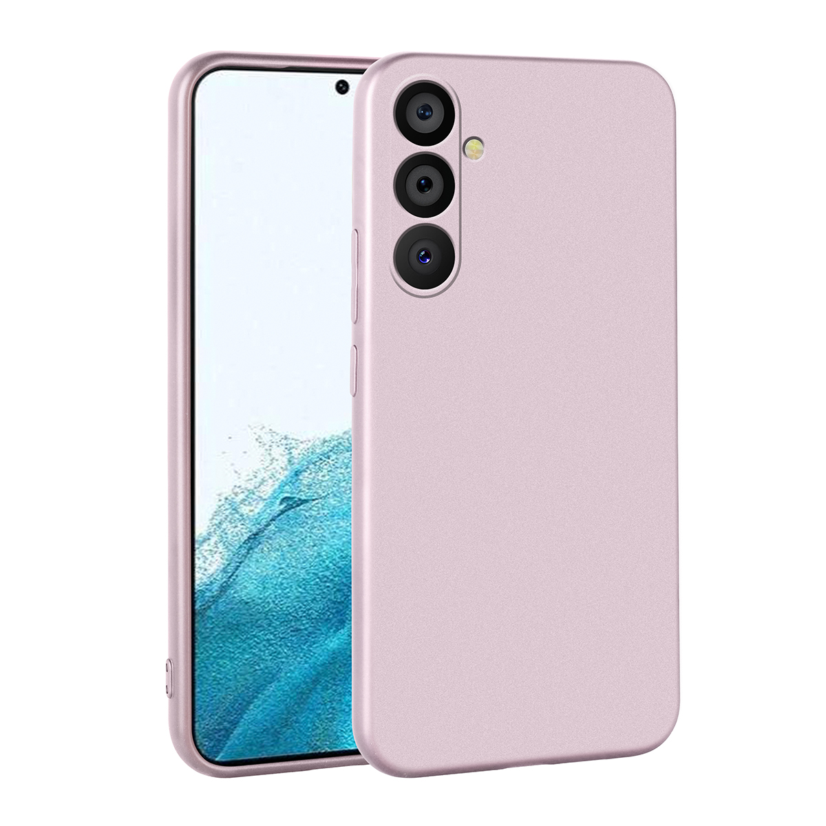Galaxy A54 Kılıf NXXA Premier Silikon Kapak-Rose Gold