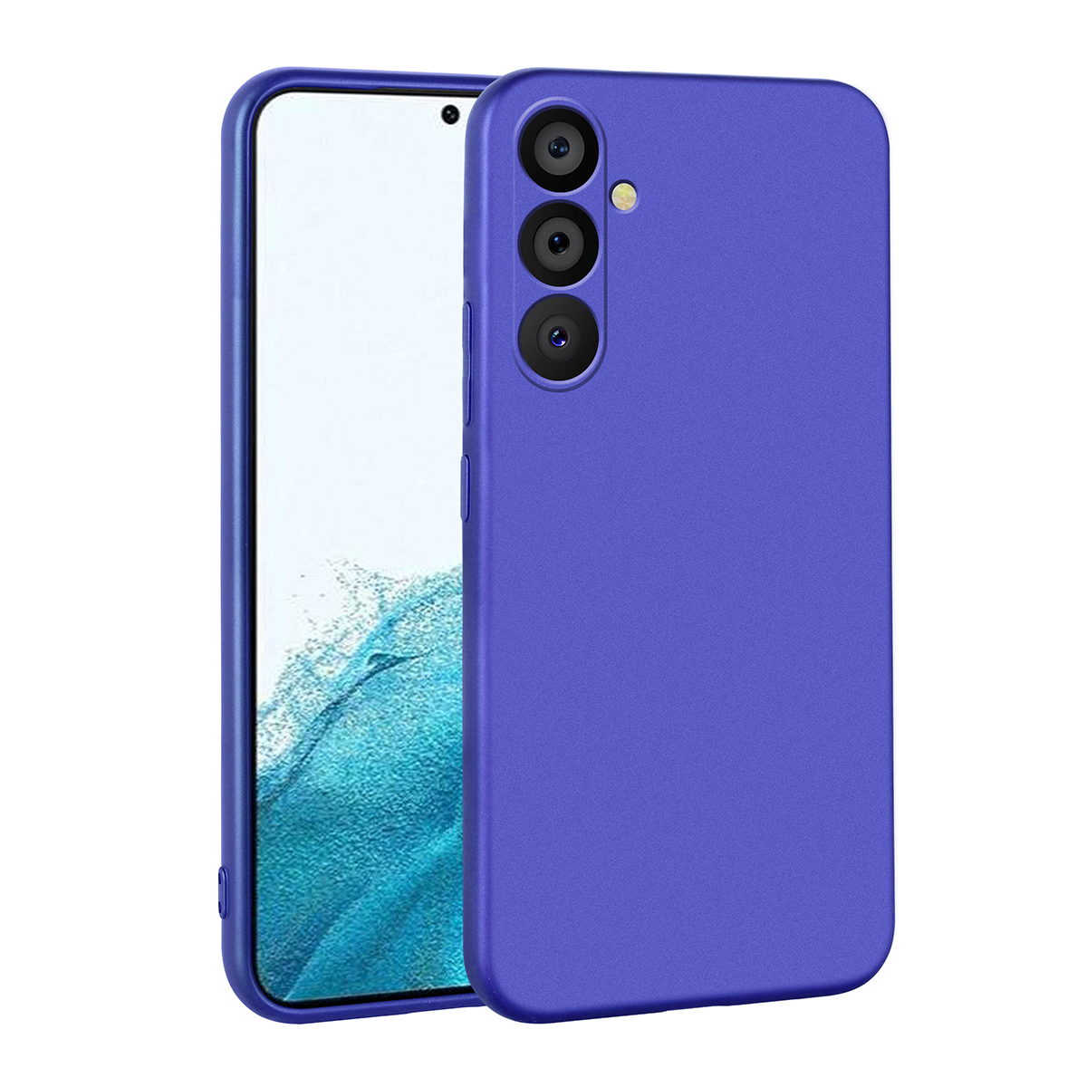 Galaxy A54 Kılıf NXXA Premier Silikon Kapak-Saks Mavi