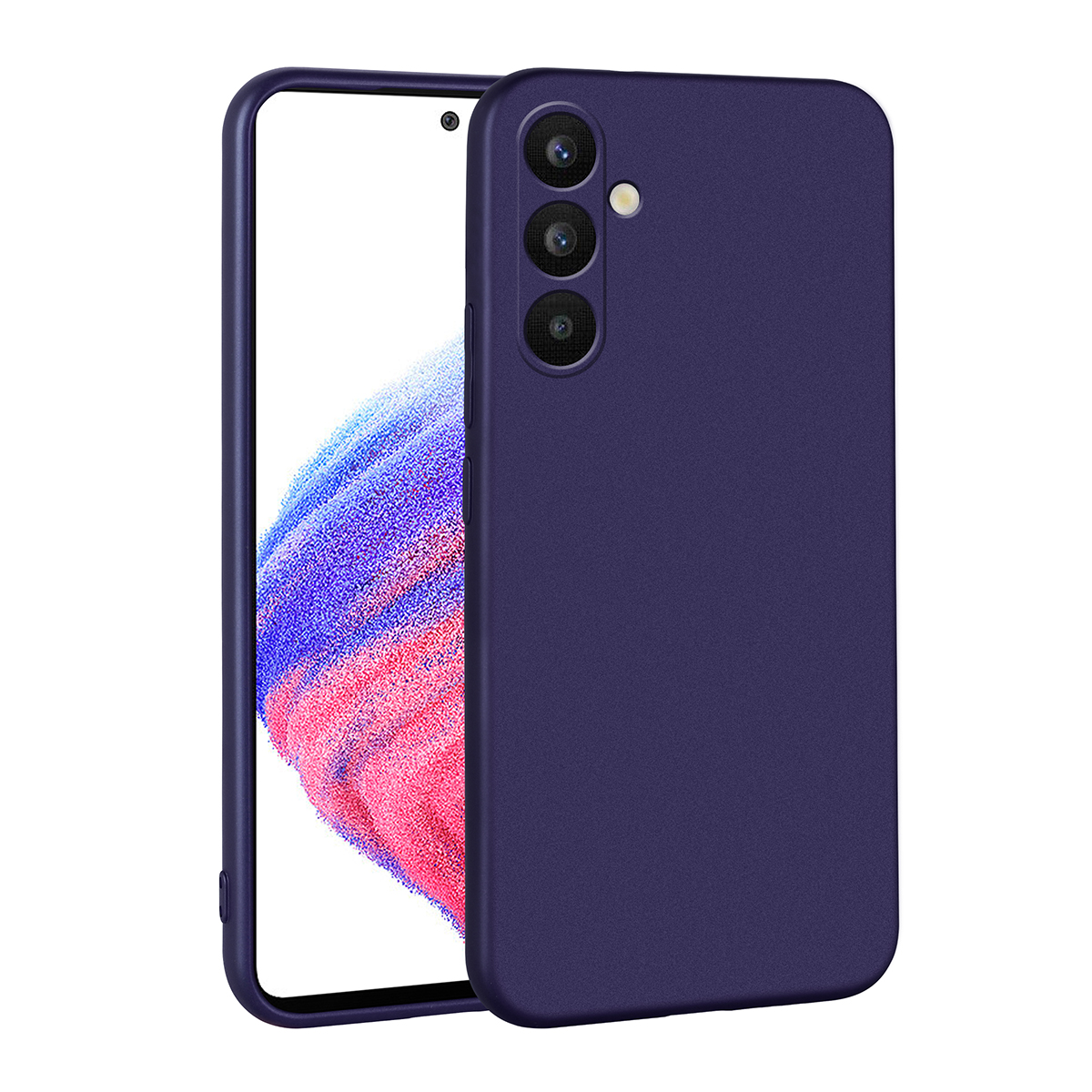 Galaxy A34 Kılıf NXXA Premier Silikon Kapak-Lacivert