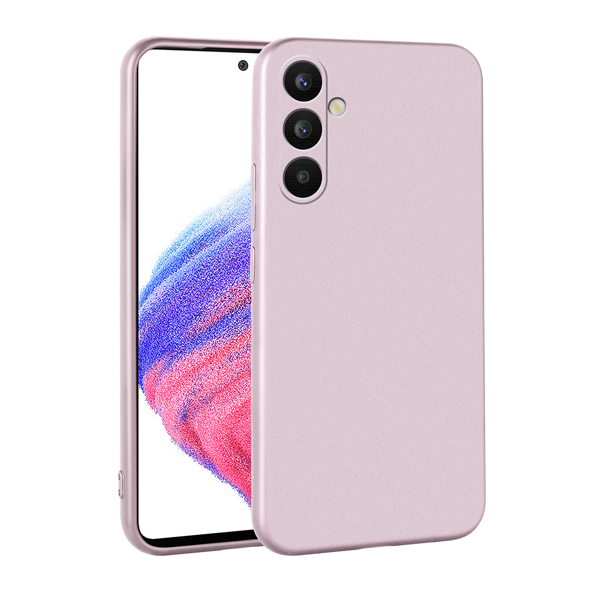 Galaxy A34 Kılıf NXXA Premier Silikon Kapak-Rose Gold