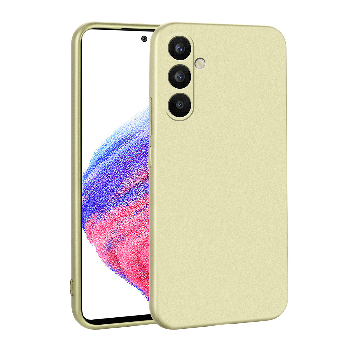 Galaxy A34 Kılıf NXXA Premier Silikon Kapak-Gold