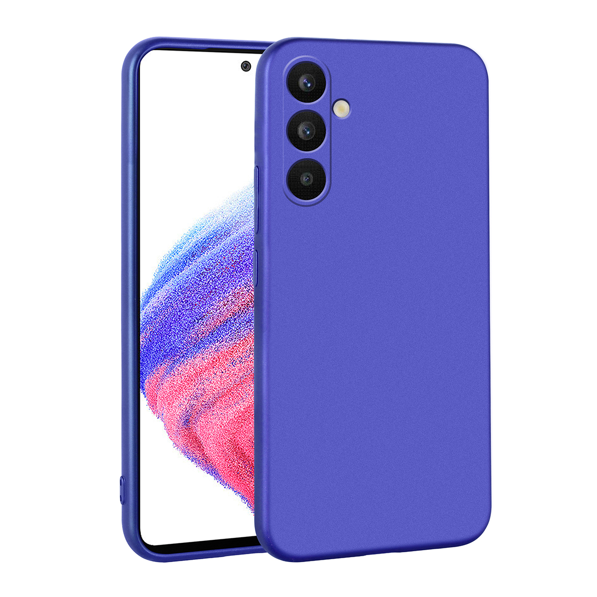 Galaxy A34 Kılıf NXXA Premier Silikon Kapak-Saks Mavi