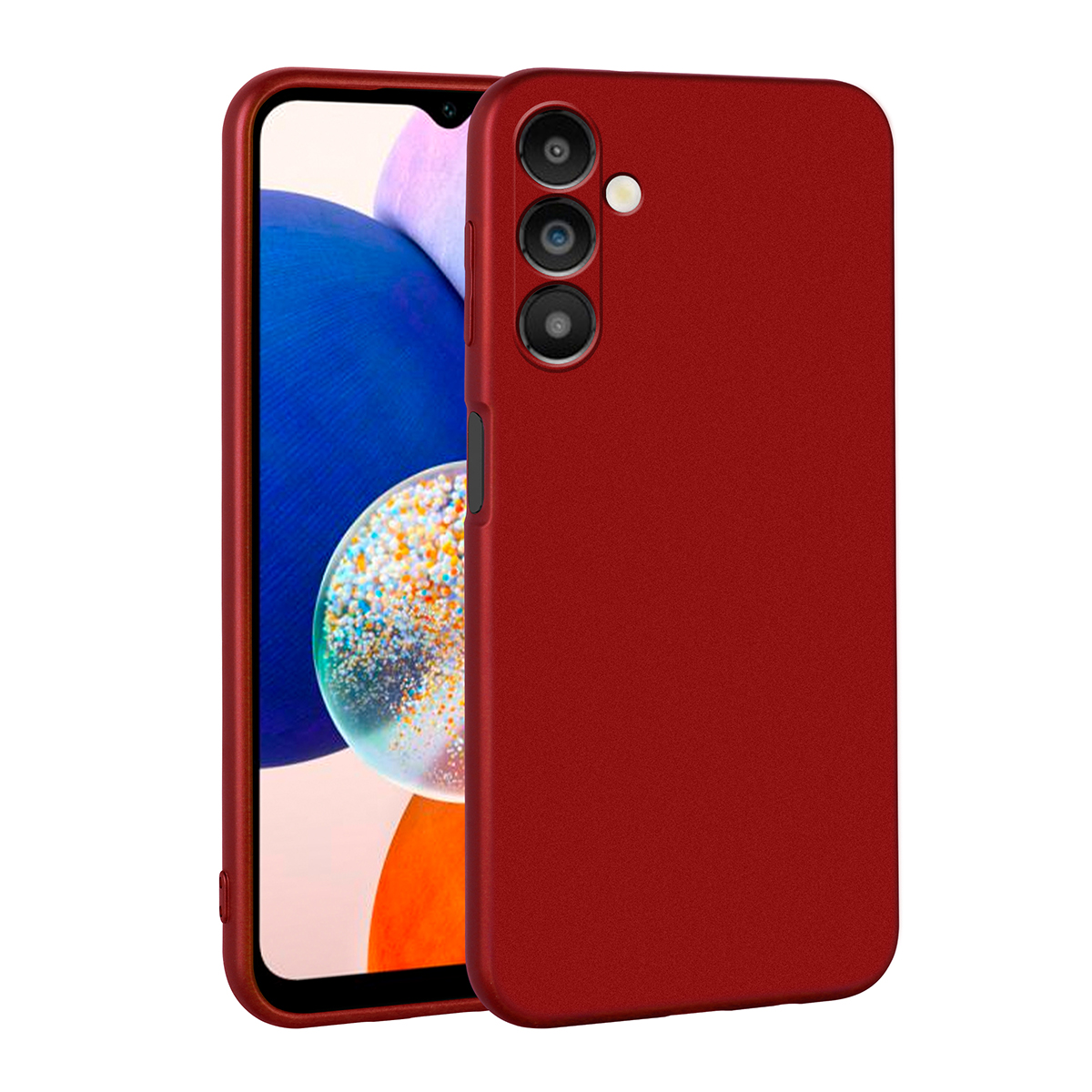 Galaxy A14 Kılıf NXXA Premier Silikon Kapak-Kırmızı