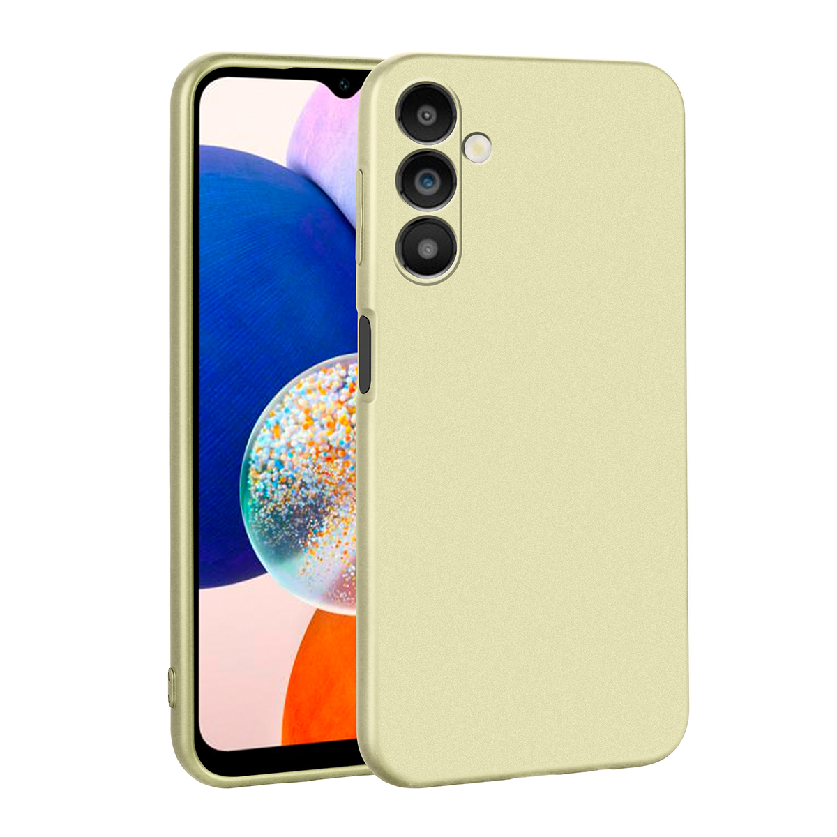 Galaxy A14 Kılıf NXXA Premier Silikon Kapak-Gold